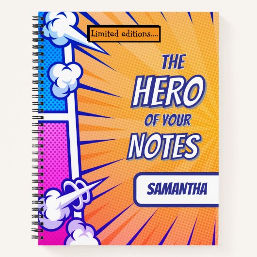 Comic Buch Superheld cool personalisierte Namen tr (Vorderseite)