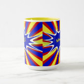 Comic Buch Superhero Personalisiert Name Kaffeemas Tasse (Zentrum)