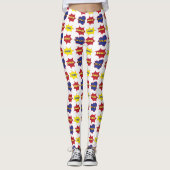 Comic-Buch-Text-Blasen Leggings (Vorderseite)