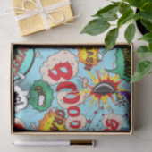 Comic-Buch-Text-u. Wort-Blasen Seidenpapier (Geschenk)