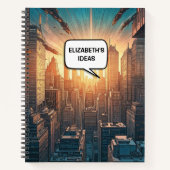 Comic Buch Thema personalisierter Name Trendsetter (Vorderseite)