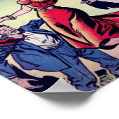 Comic Buch Weiße Geschichten der Zukunft Poster (Ecke)