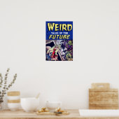 Comic Buch Weiße Geschichten der Zukunft Poster (Küche)