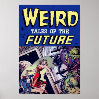 Comic Buch Weiße Geschichten der Zukunft Poster
