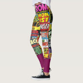 Comic Buchabdeckungen Leggings (Links)
