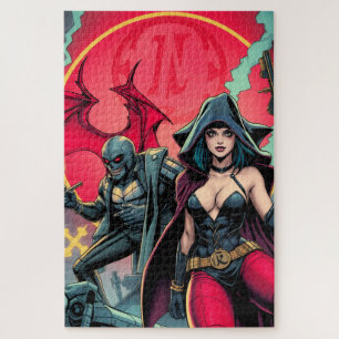 Comic Buchabdeckungen Puzzle
