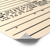 Comic Buchanzeigen Poster (Ecke)