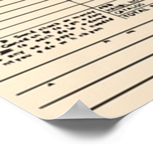 Comic Buchanzeigen Poster (Ecke)