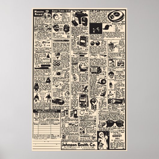 Comic Buchanzeigen Poster (Vorne)