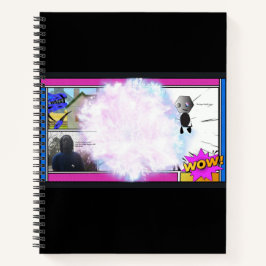 Comic Buchbuch für Lehre und Kunst Notizblock