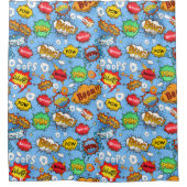 Comic-Buchduschvorhang Duschvorhang (Vorderseite)