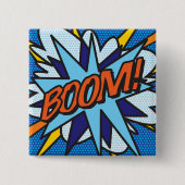 Comic buchen Pop Art BOOM! Button (Vorderseite)