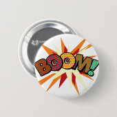 Comic buchen Pop Art BOOM! Button (Vorne & Hinten)