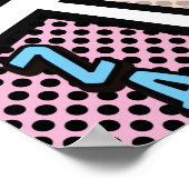 Comic Buchen Sie Cartoon Schriftart! Poster (Ecke)