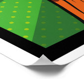 Comic Buchen Sie Cartoon Schriftart! Poster (Ecke)