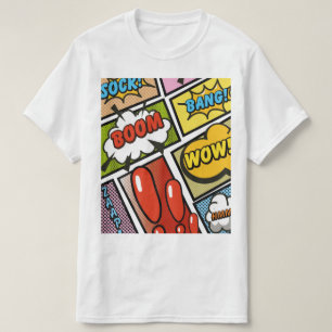 Comic Buchen Sie Cartoon Schriftart! T-Shirt