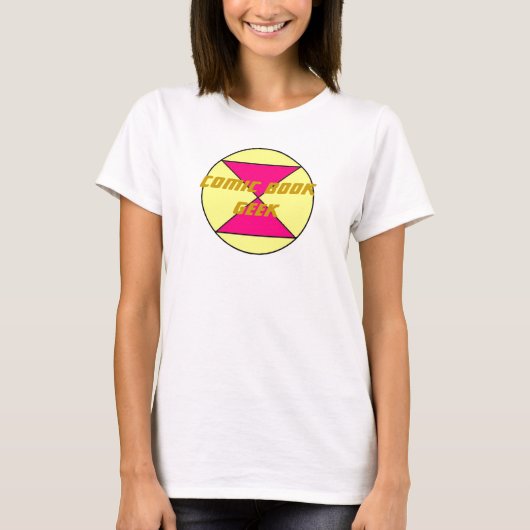 Comic-BuchGeek - Mädchen T-Shirt (Vorderseite)