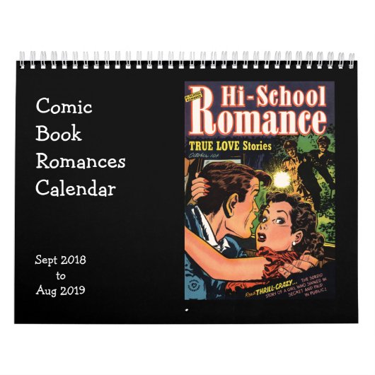 Comic-BuchRomances im September 2018 Kalender (Titelbild)