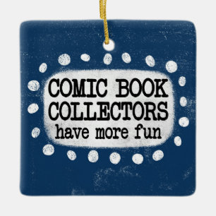 Comic Buchsammler haben mehr Spaß Ornament