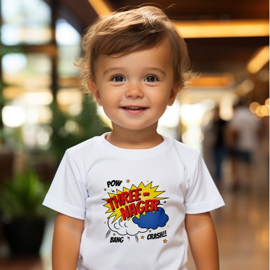 Comic Buchstyling-T - Shirt für Kleinkinder