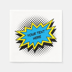 Comic-Buchsuperhero-Art-Party Serviette