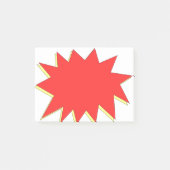 Comic-BuchSuperhero Zap Post-it Klebezettel (Vorderseite)