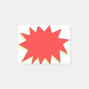 Comic-BuchSuperhero Zap Post-it Klebezettel