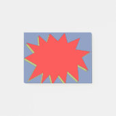 Comic-BuchSuperhero Zap Post-it Klebezettel (Vorderseite)