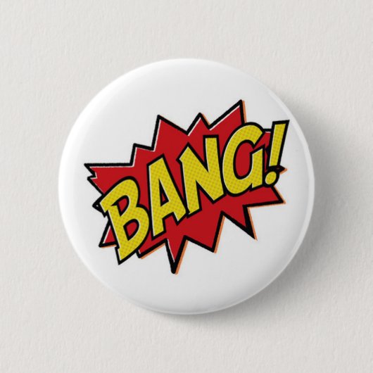 Comic bucht Superhero-Knall-Knopf Button (Vorderseite)
