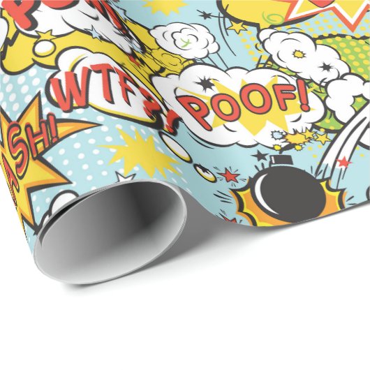 Comic-Buchverpackungspapier Geschenkpapier (Rolleneckpunkt)