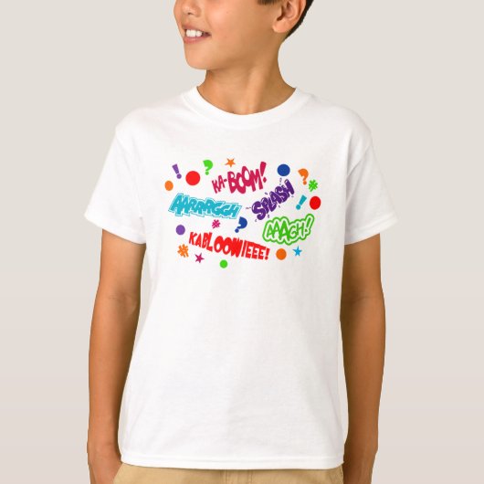 Comic Call-Outs T-Shirt (Vorderseite)
