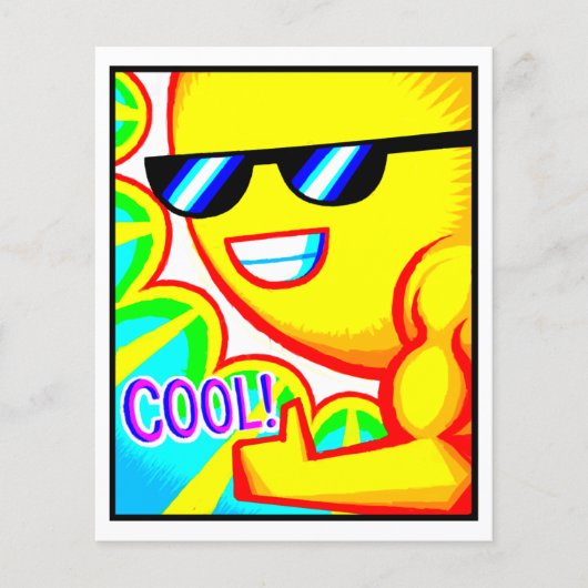 Comic Card #1404 Art Print (Vorderseite)