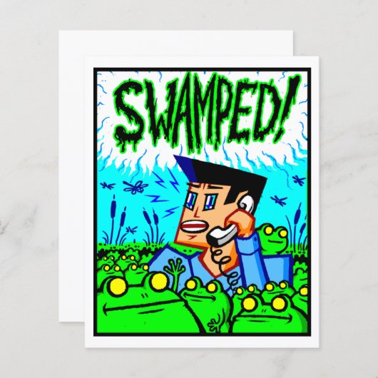 Comic Card #2054 Art Print (Vorne/Hinten)