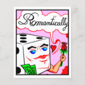 Comic Card #2084 Lucky Dice Art Print (Vorderseite)