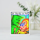 Comic Card #2554 Art Print (Stehend Vorderseite)