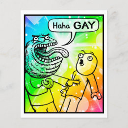 Comic Card Nr. 1104 Gay Art Print