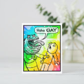 Comic Card Nr. 1104 Gay Art Print (Stehend Vorderseite)