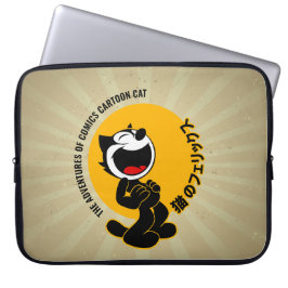Comic Cartoon Cat | 15" Laptopschutzhülle