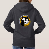 Comic Cartoon Cat | Frauen Hoodie (Rückseite)