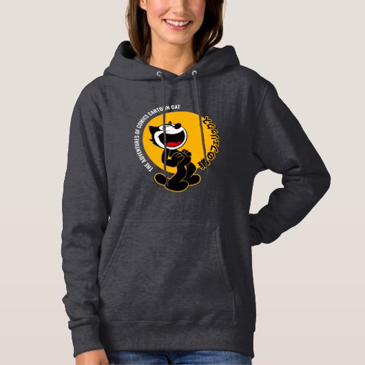 Comic Cartoon Cat | Frauen Hoodie (Vorderseite)