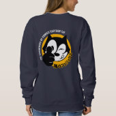Comic Cartoon Cat | Frauen Sweatshirt (Rückseite)