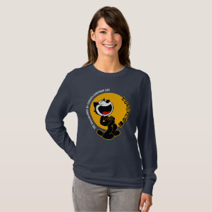 Comic Cartoon Cat   Langschläfchen für Frauen T-Shirt