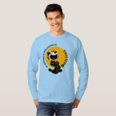 Comic Cartoon Cat | Langschläfer T-Shirt (Vorne ganz)