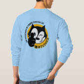 Comic Cartoon Cat | Langschläfer T-Shirt (Rückseite)