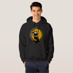 Comic Cartoon Cat   Männer Hoodie