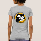 Comic Cartoon Cat | Slim Fit für Frauen T-Shirt (Rückseite)