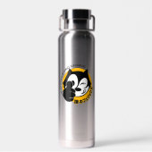 Comic Cartoon Cat | Trinkflasche (Rückseite)