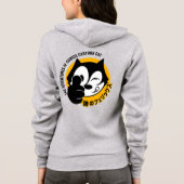 Comic Cartoon Cat | Vollkomposition für Frauen Hoodie (Rückseite)