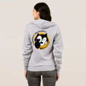 Comic Cartoon Cat | Vollkomposition für Frauen Hoodie (Schwarz voll)