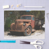 Comic Cartoon Rusty Alte LKW Outdoor Australien Seidenpapier (Handwerk)